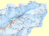 Skitourenrouten, Schneeschuh- und Winterwanderrouten, Loipen, eisklettern, rodeln, eislaufen ...