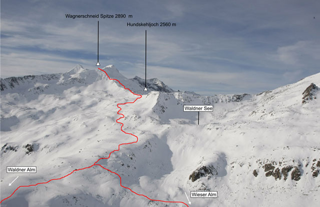 36 Wagnerschneid Spitze, Foto: Franz Grießmair