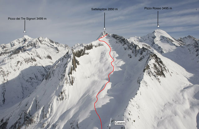 Sattelspitze 2850 m, Foto: Franz Grießmair